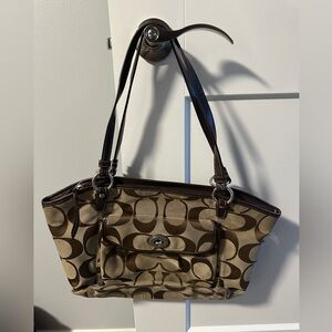 Coach canvas tote